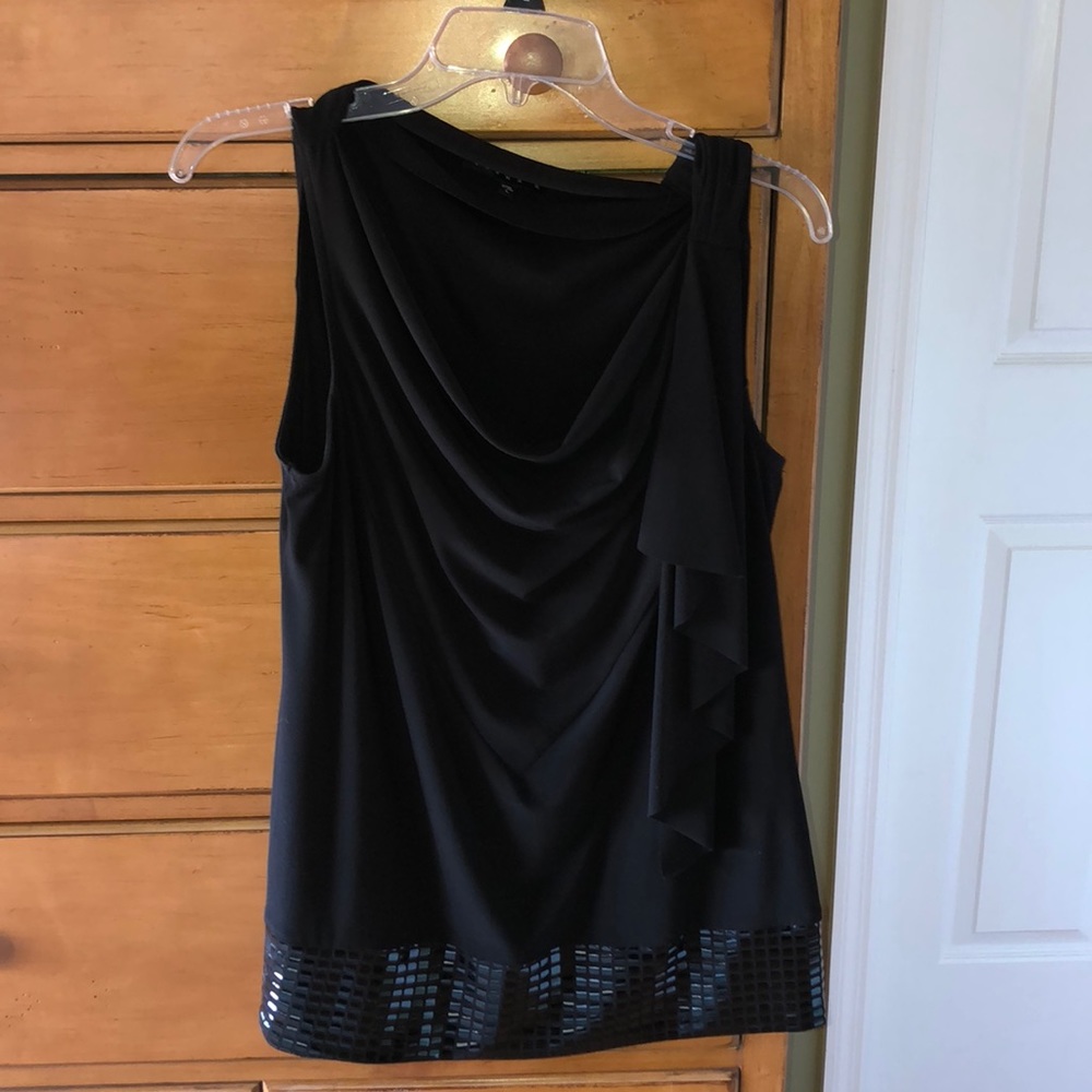 Tiana B sleeveless top with sequence, size L